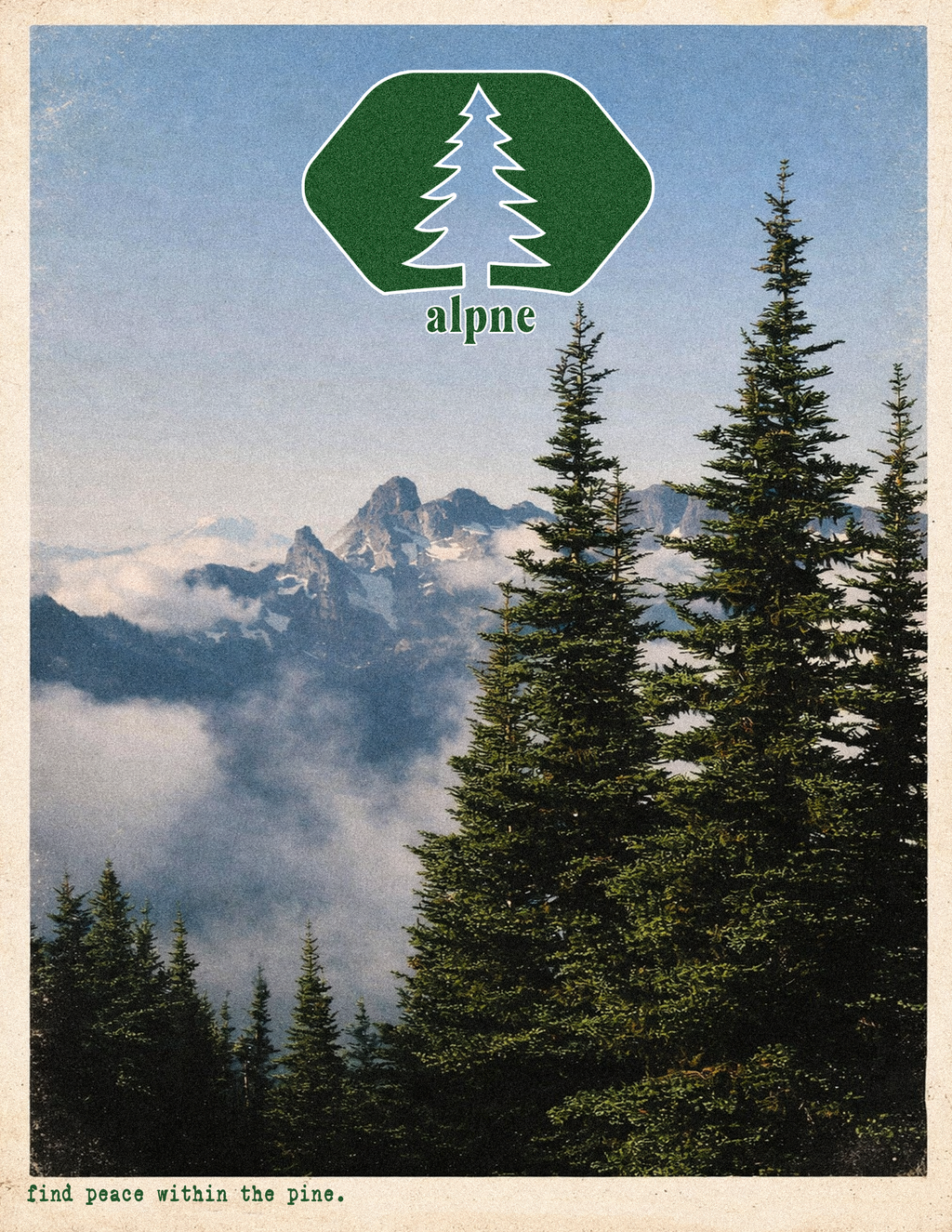 ALPNE Vintage Wall Art "Pine"