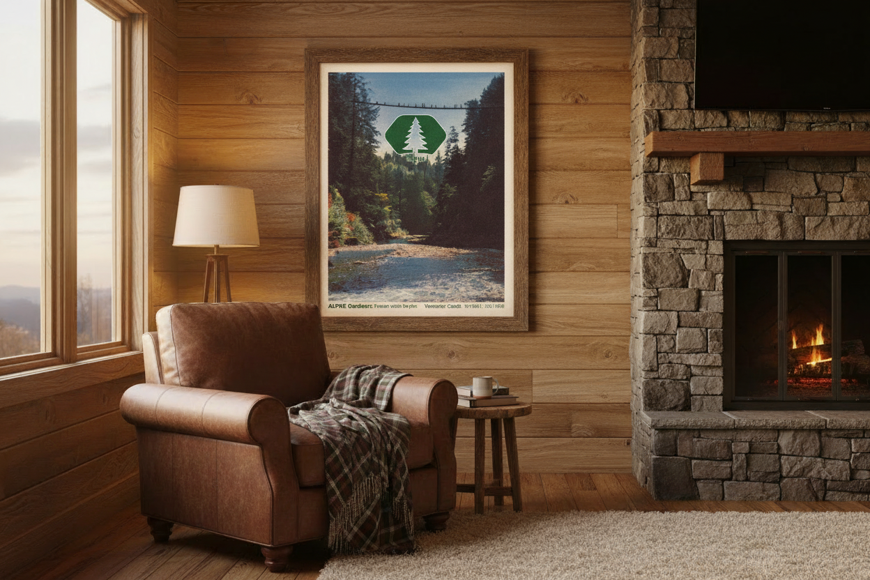 ALPNE Vintage Wall Art "Bridge"