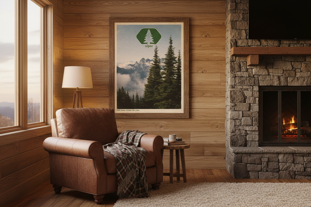 ALPNE Vintage Wall Art "Pine"