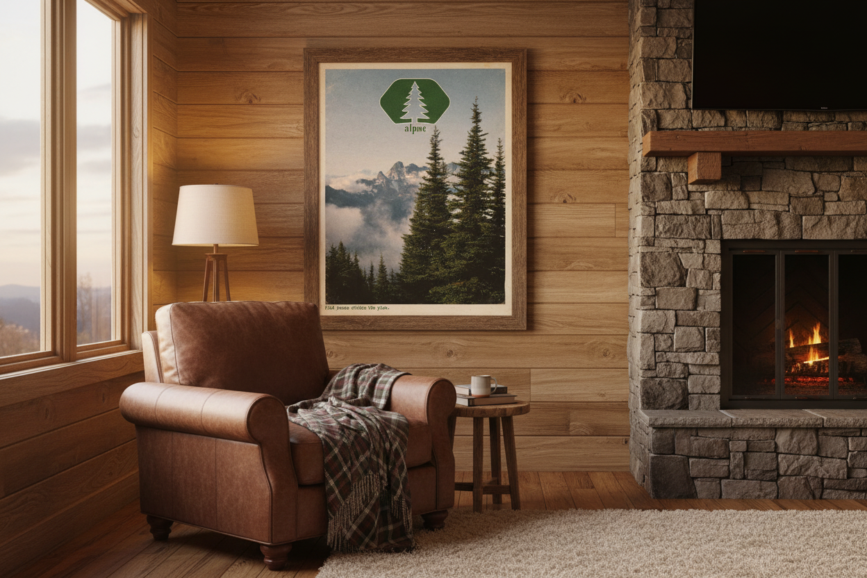 ALPNE Vintage Wall Art "Pine"