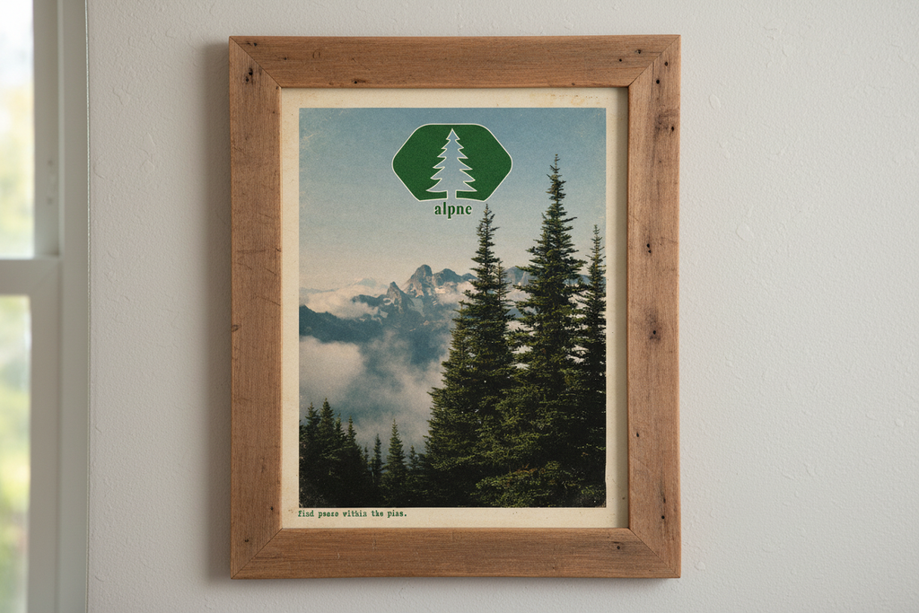 ALPNE Vintage Wall Art "Pine"