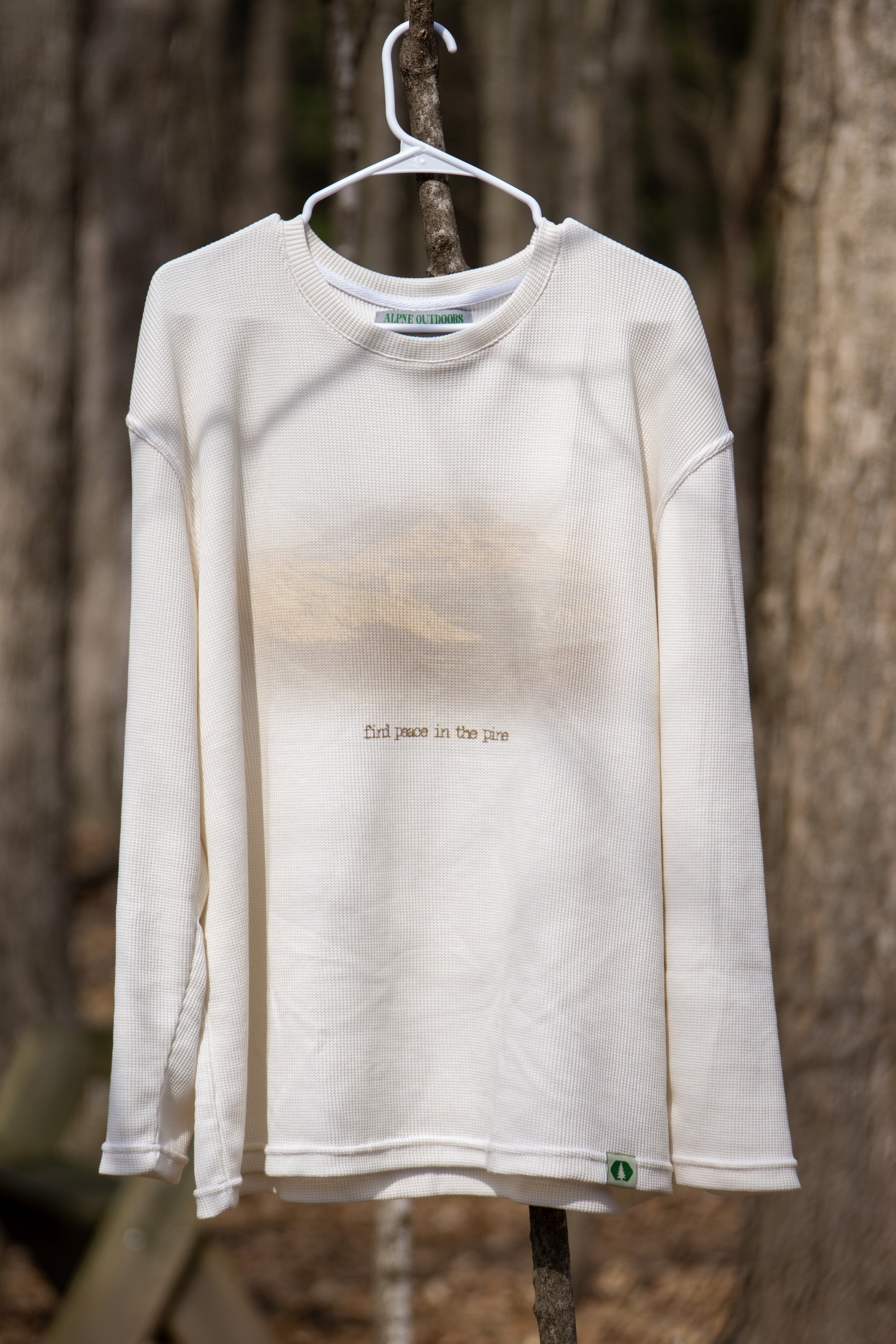 "Mountain Range" Waffle Knit